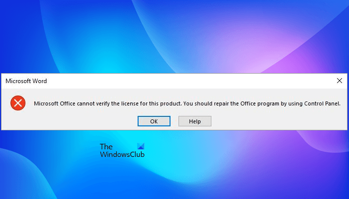 Office cannot verify license for product Office cannot verify license for product